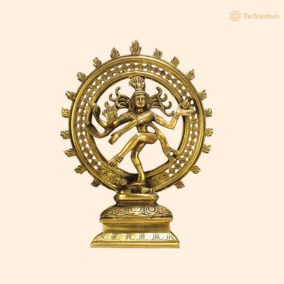 Brass Nataraja Statue 12 Inch