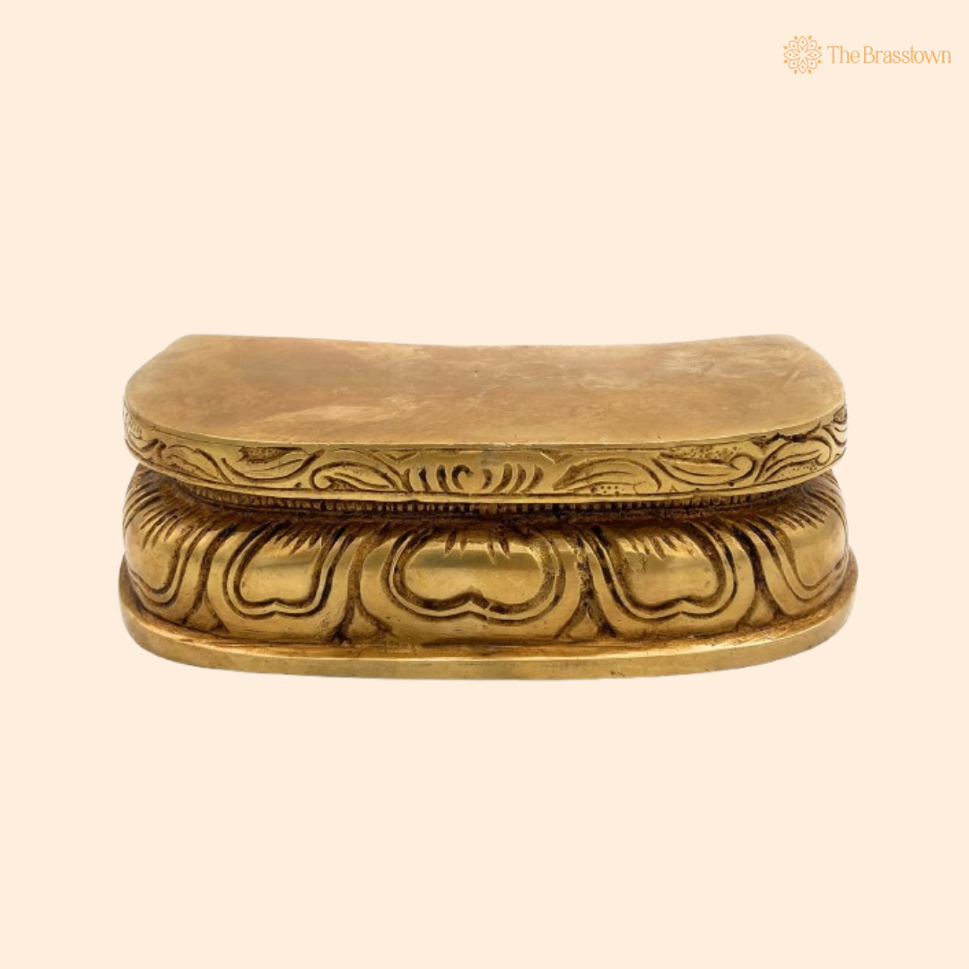 Brass Ritual Seat – A Symbol of Reverence and Elegance 2 Inch