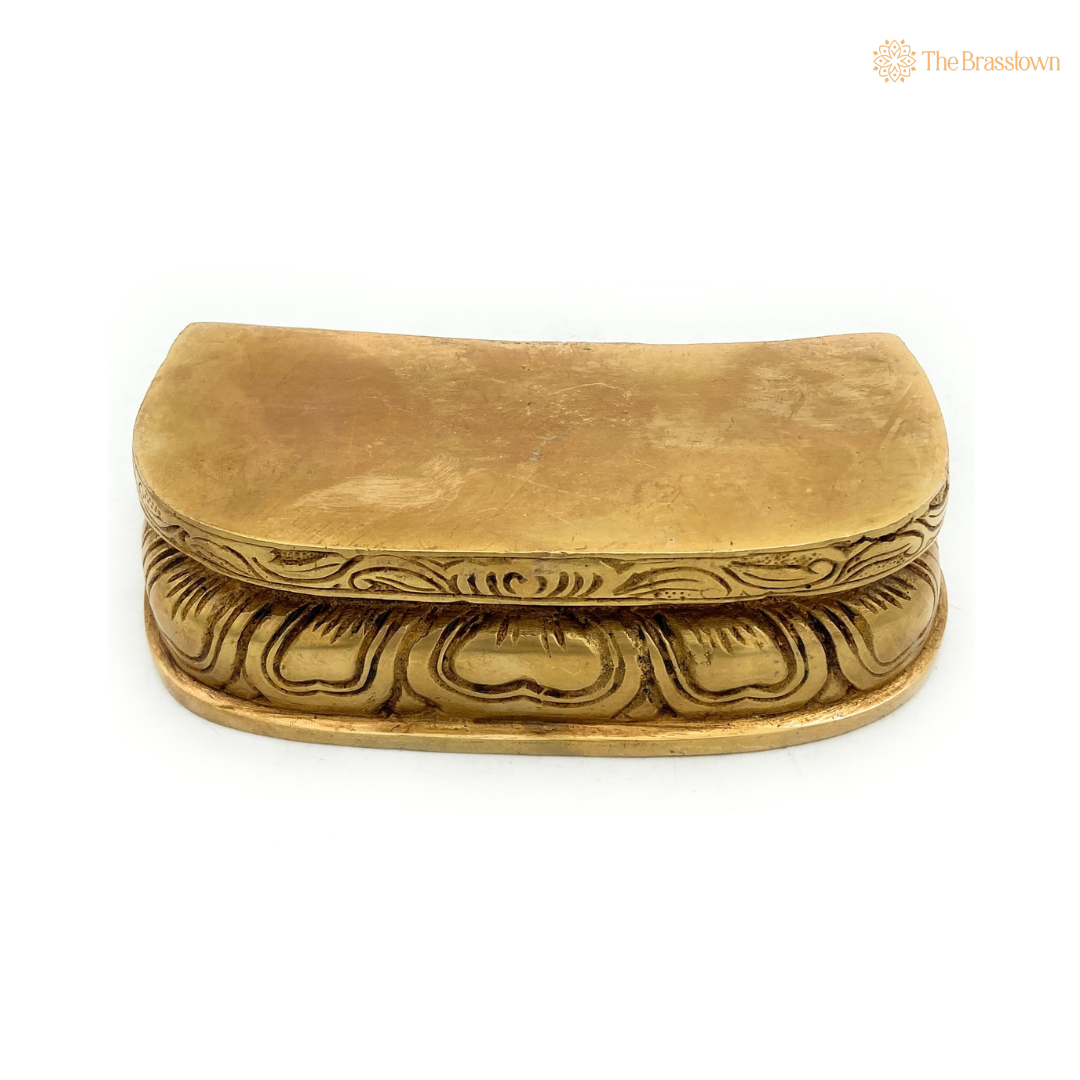 Brass Ritual Seat – A Symbol of Reverence and Elegance 2 Inch
