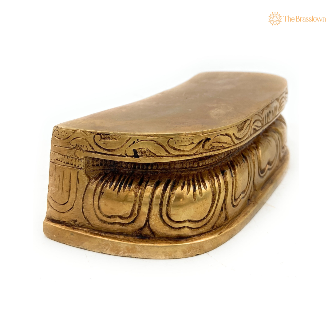 Brass Ritual Seat – A Symbol of Reverence and Elegance 2 Inch