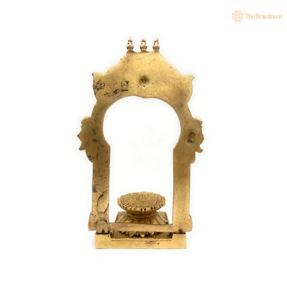 Brass Traditional Arch with Pedestal 10.5 Inch