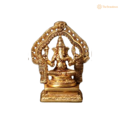 Brass Trimurti Idol Set 5 Inch