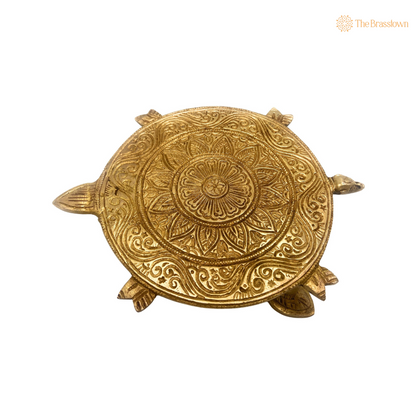 Brass Turtle Design Platform 1.5 Inch