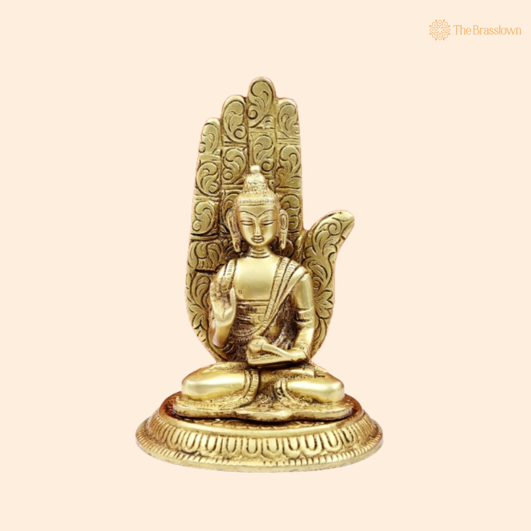 Buddha Idol with Hand Gesture 5 Inch
