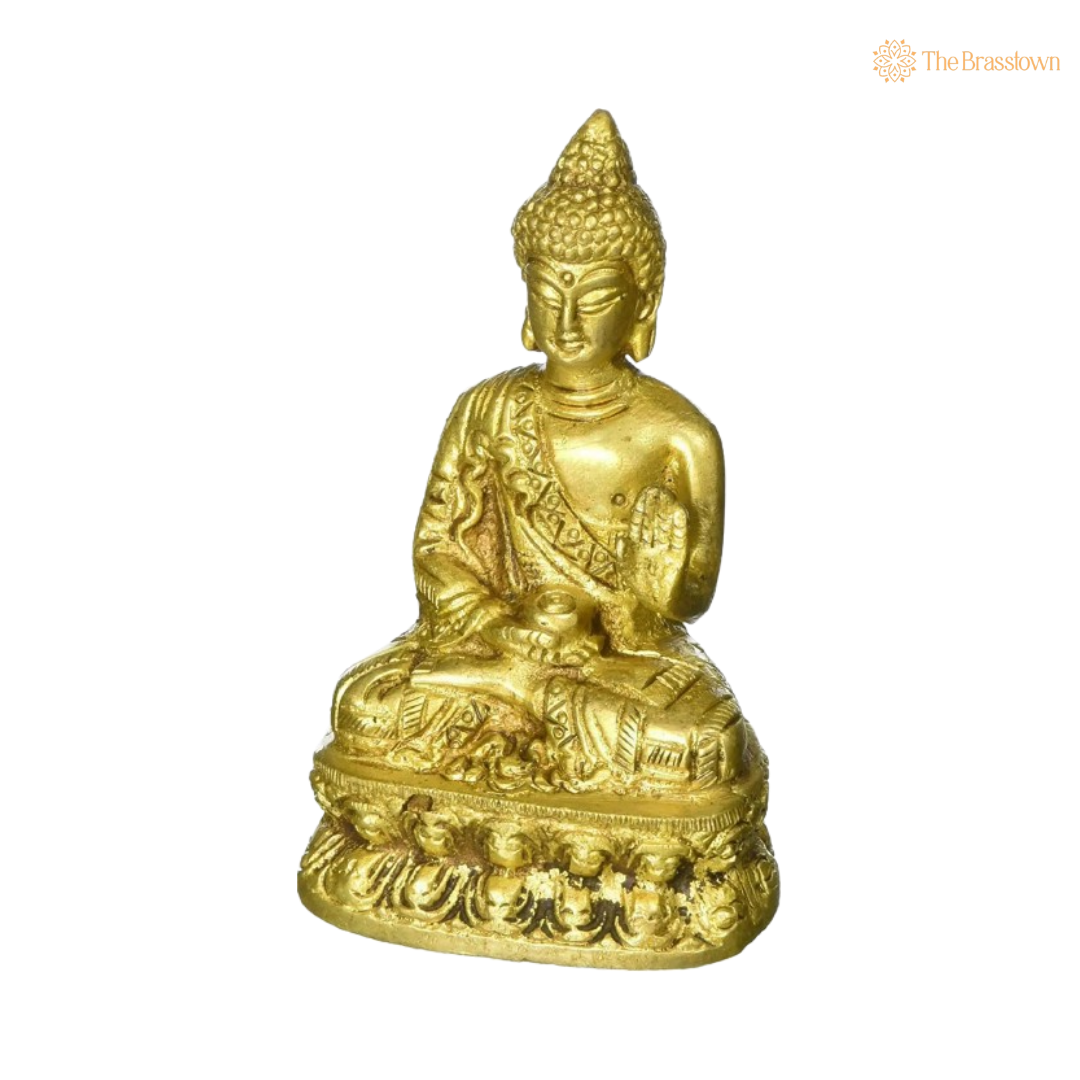 Buddha in Meditation - A Symbol of Wisdom and Peace 3 Inch
