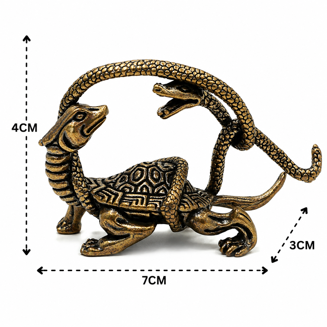 Brass Naag Kurma Tortoise Sculpture – Vastu - Handcrafted Pooja Decor by The Brasstown - Lifestyle Setup