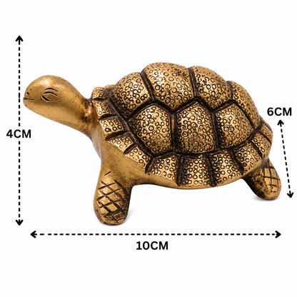 Brass Tortoise Sculpture (Kurma) – Vastu &amp; - Handcrafted Pooja Decor by The Brasstown - Lifestyle Setup