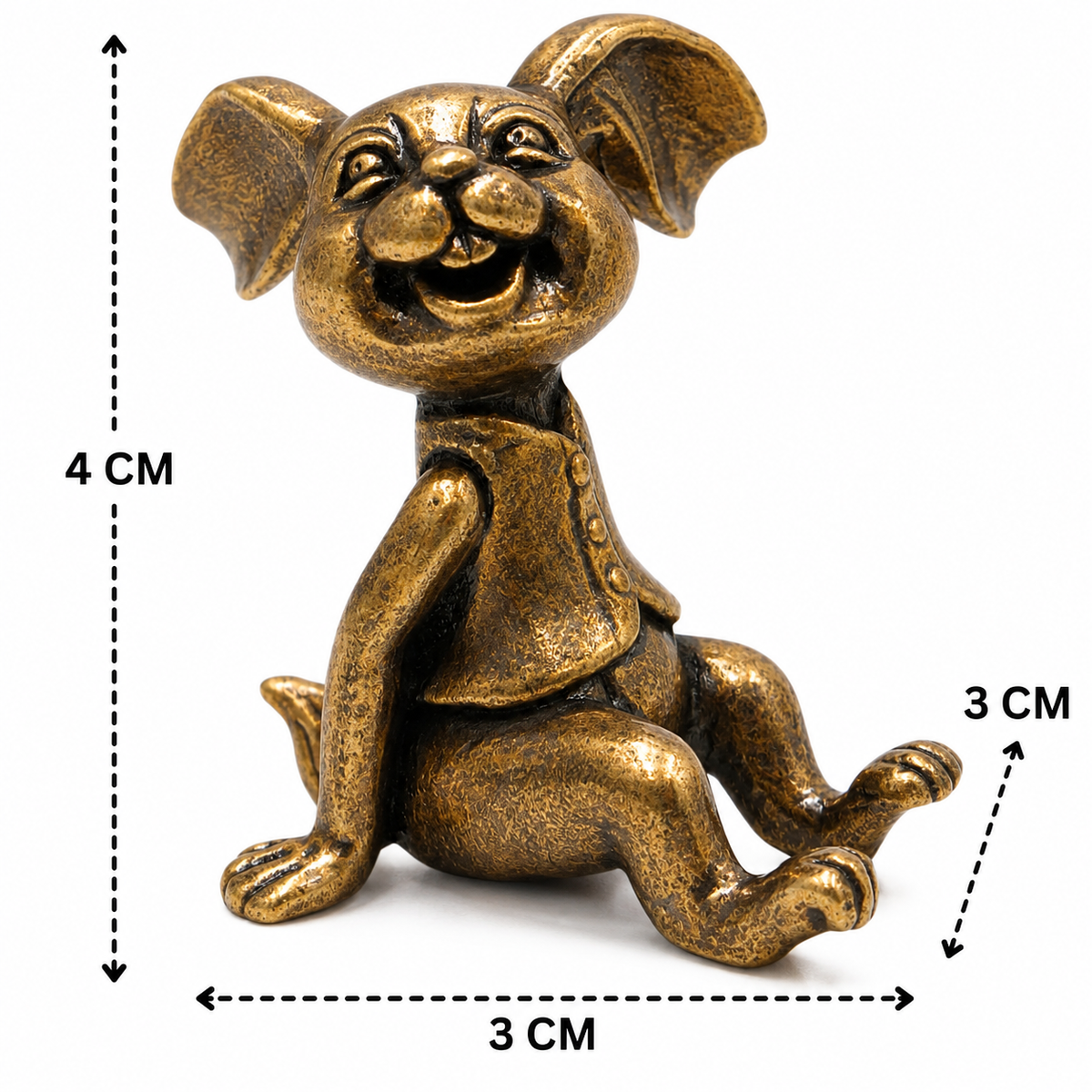 Brass Rabbit Table Decor Idol – Decorative - Handcrafted Pooja Decor by The Brasstown - Lifestyle Setup