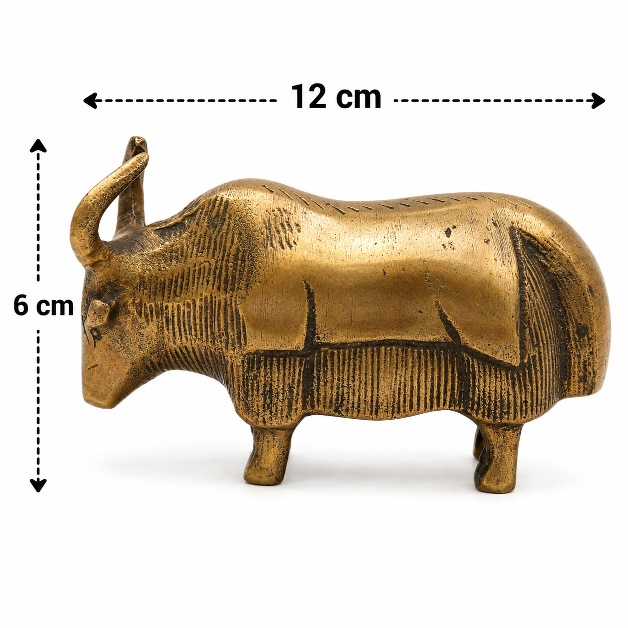 Brass Yak Sculpture – Himalayan Animal Figurine - Handcrafted Pooja Decor by The Brasstown - Lifestyle Setup