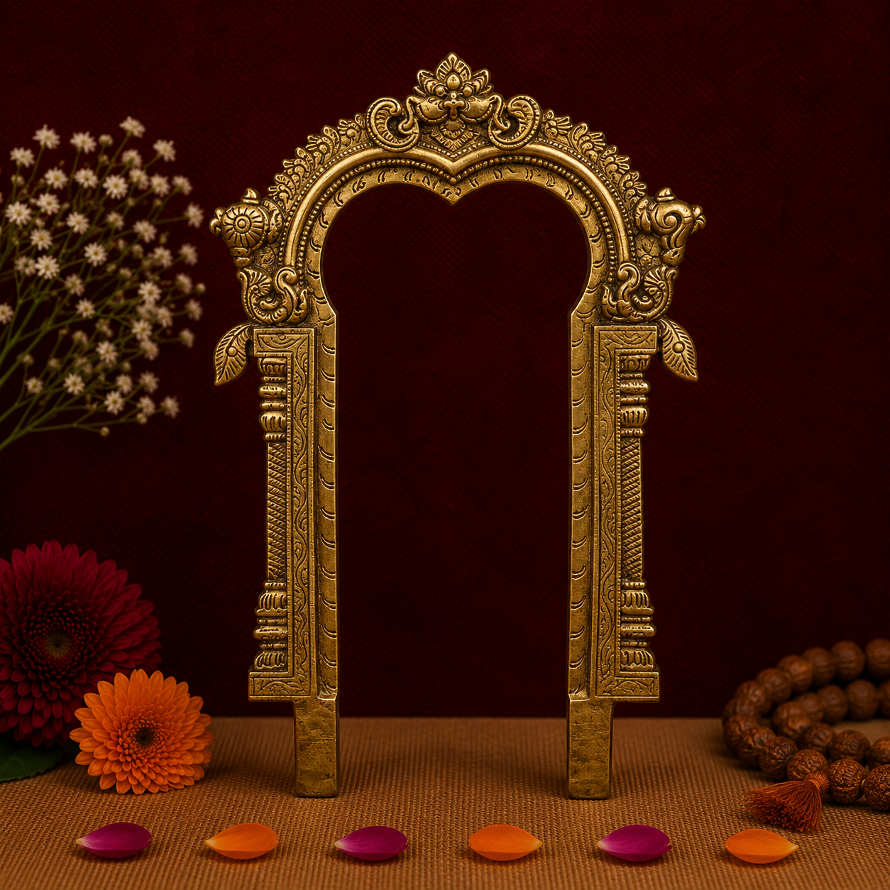 Traditional Antique Brass Arch Frame 10.5 Inch