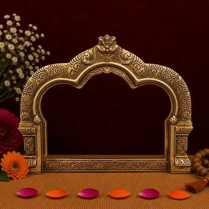 Antique Brass Decorative Arch Frame 7 Inch