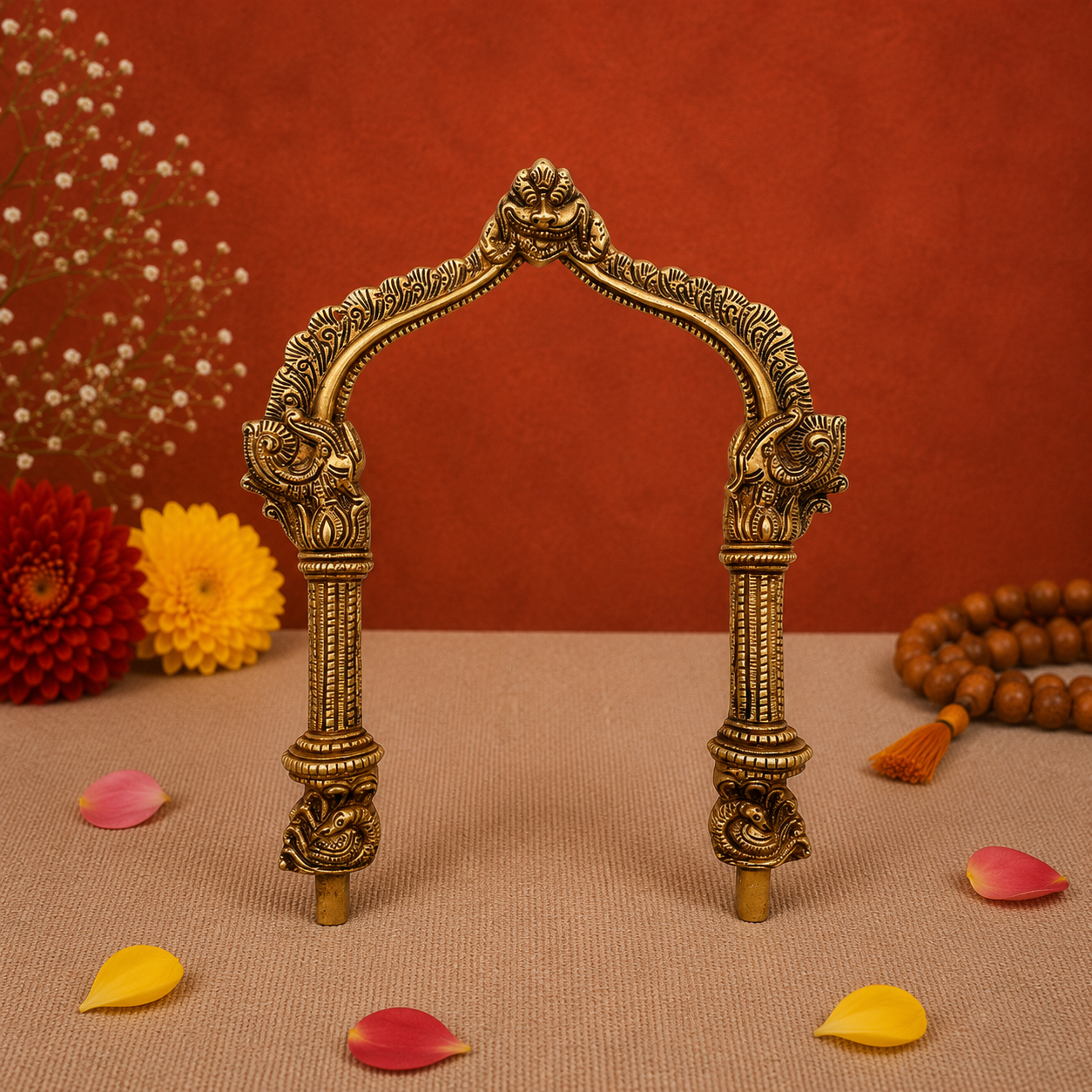 Antique Brass Arch Frame 13 inch