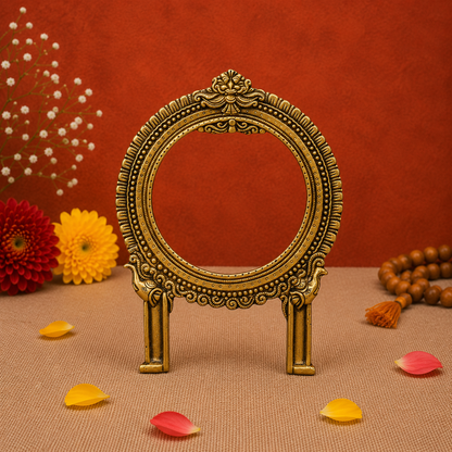 Traditional Brass Circular Arch Frame 11 inch