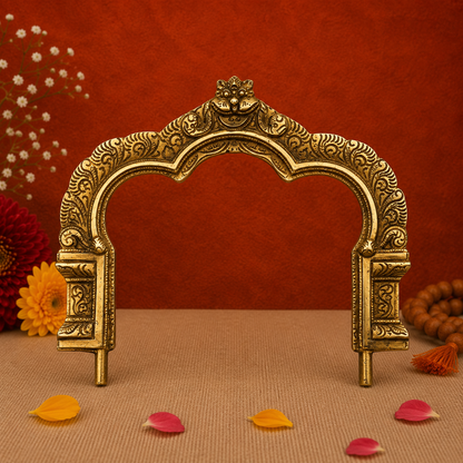 Antique Brass Arch Frame 8 Inch
