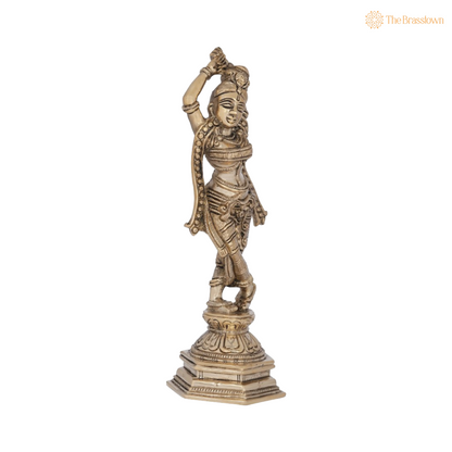 Divine Apsara in a Graceful Dance Pose 9 Inch