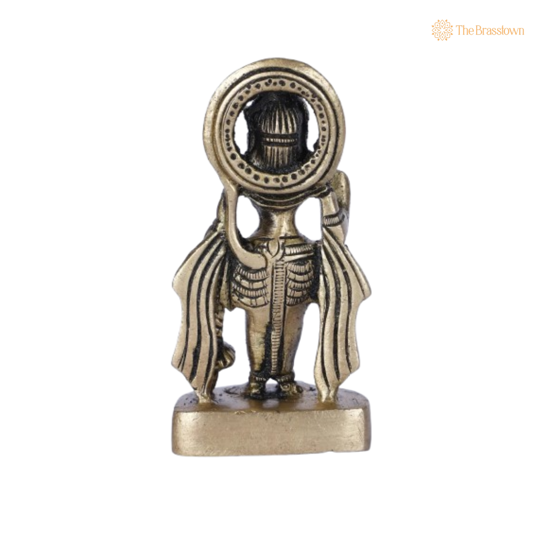 Divine Hanuman Brass Idol 2 Inch