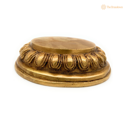 Elegant Brass Pedestal 1.5 Inch