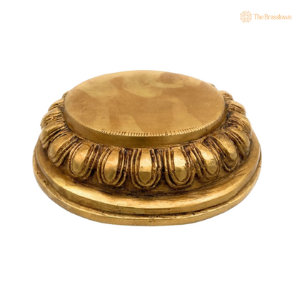 Elegant Brass Pedestal 1.5 Inch