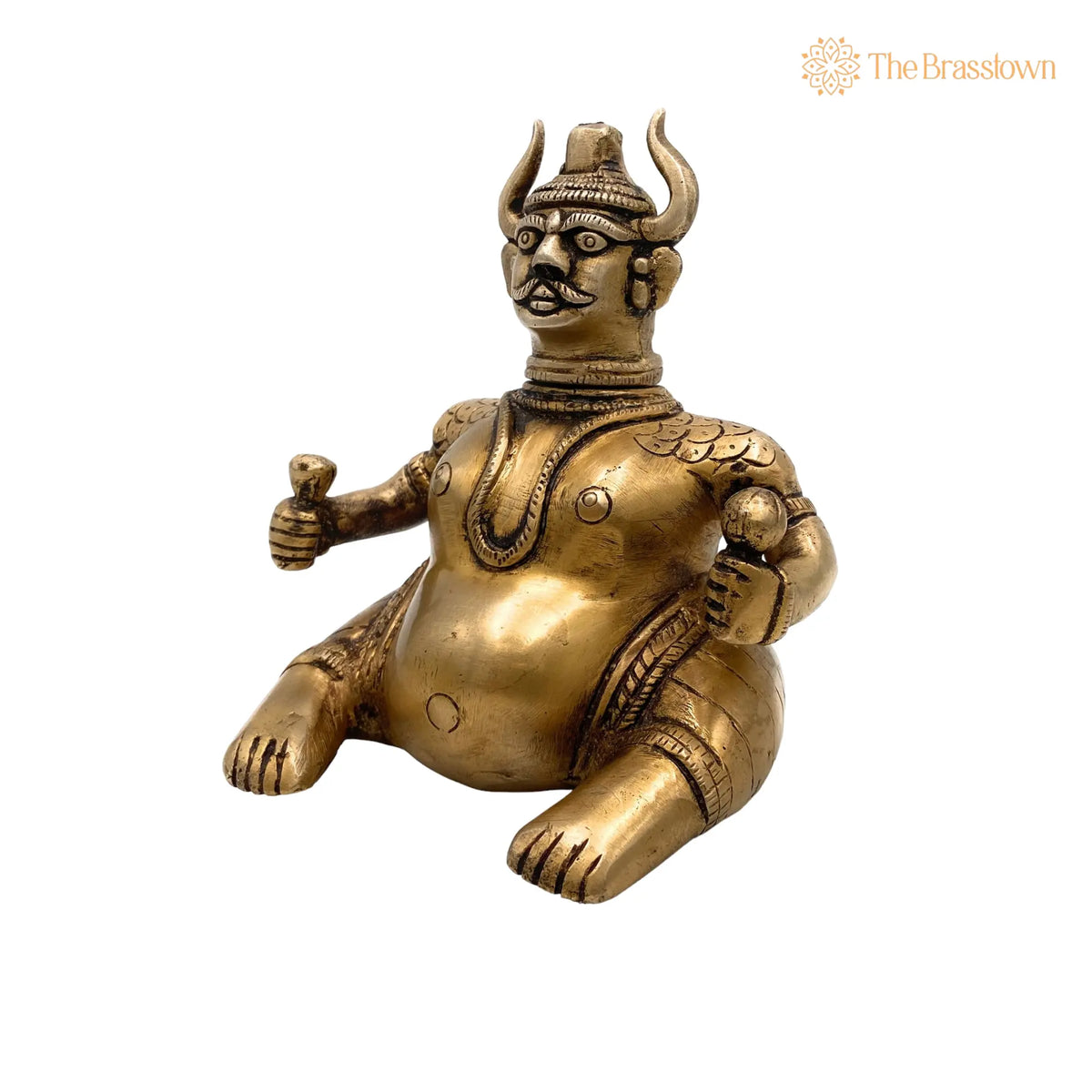 Brass Decorative Traditional Diya – Handcrafted Oil Lamp Vilakku Kiran Lamp For Temples, Puja, Gifts, Home Décor 5.5 Inch 3