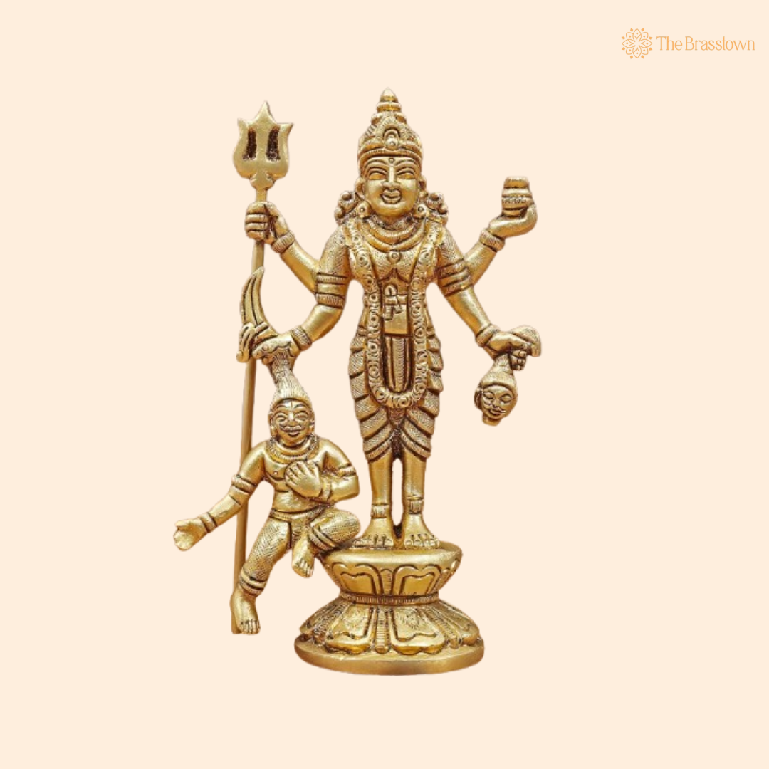 Goddess Kali Idol – Embodiment of Power and Divine Justice 5 Inch