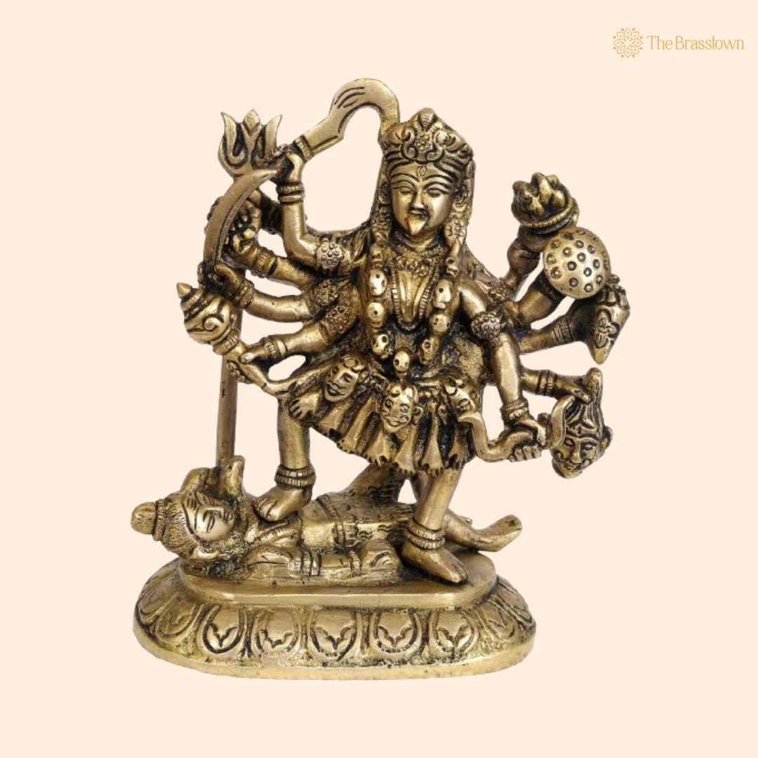 Goddess Kali Idol – The Supreme Protector of Dharma 6 Inch