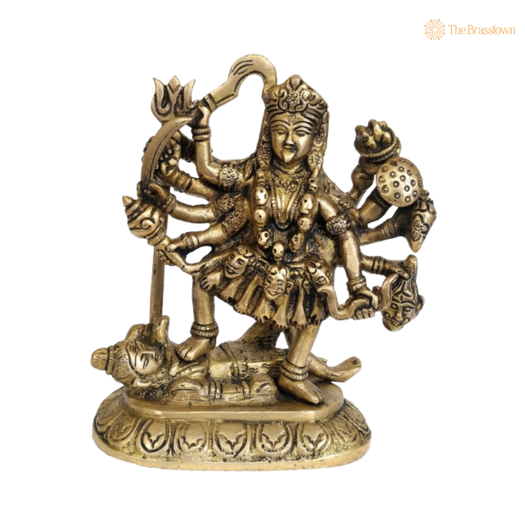 Goddess Kali Idol – The Supreme Protector of Dharma 6 Inch