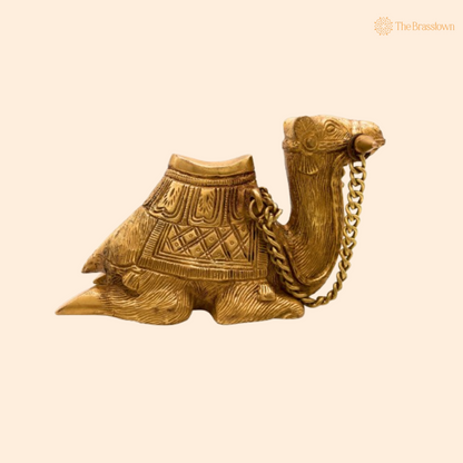 Handcrafted Brass Camel Decorative Box 4 Inch