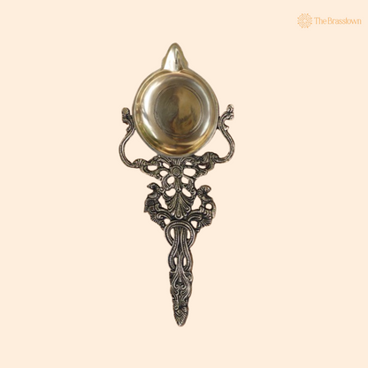 Handcrafted Brass Decorative Spoon 11 Inch