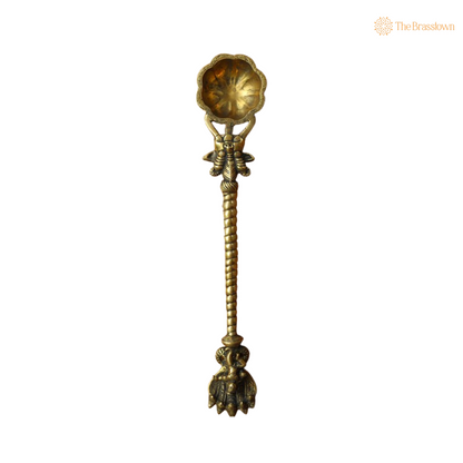 Handcrafted Brass Decorative Spoon 18 Inch