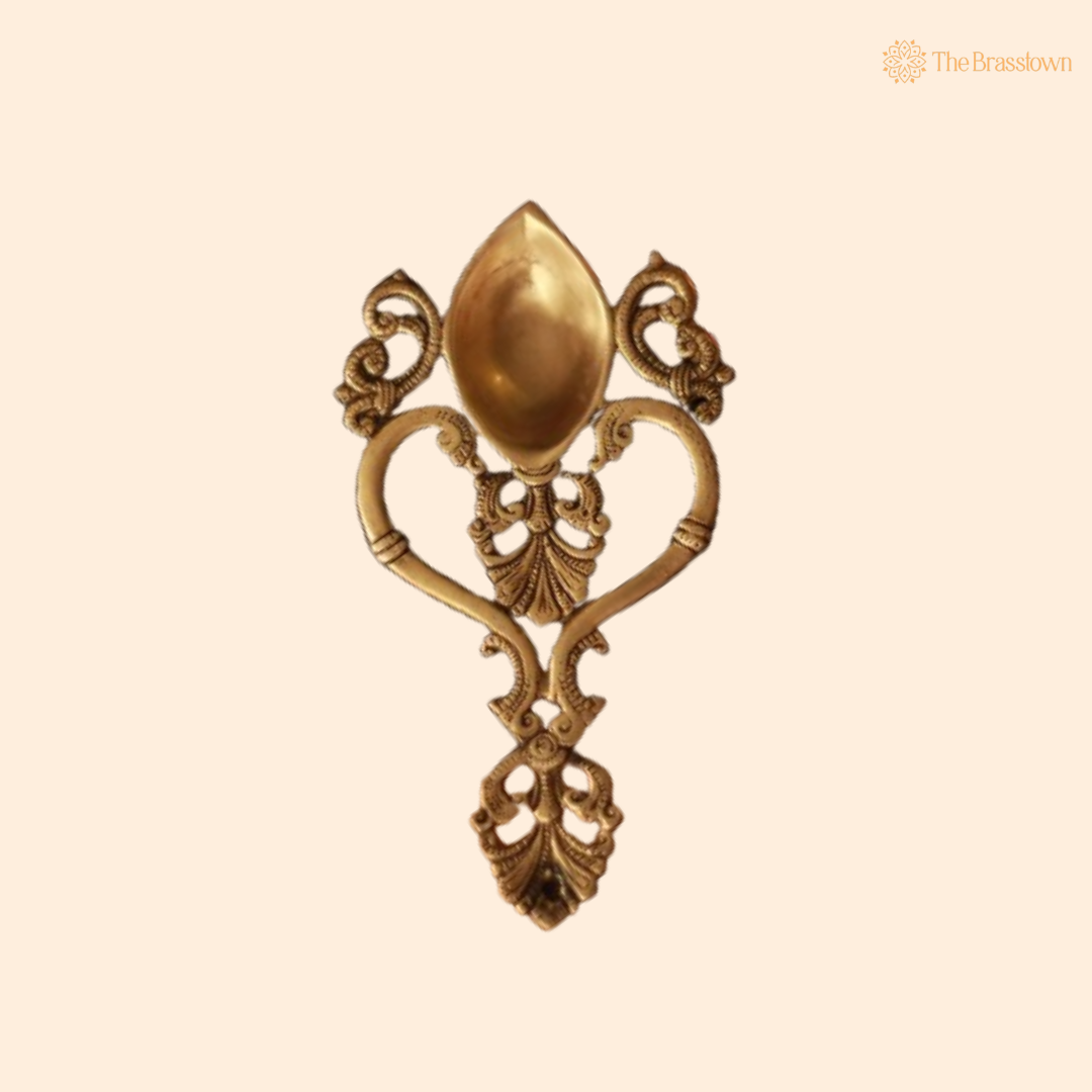 Handcrafted Brass Decorative Spoon 8 Inch