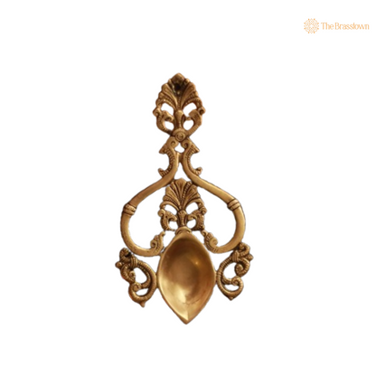 Handcrafted Brass Decorative Spoon 8 Inch