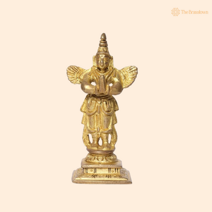 Handcrafted Brass Garuda Idol 4 Inch