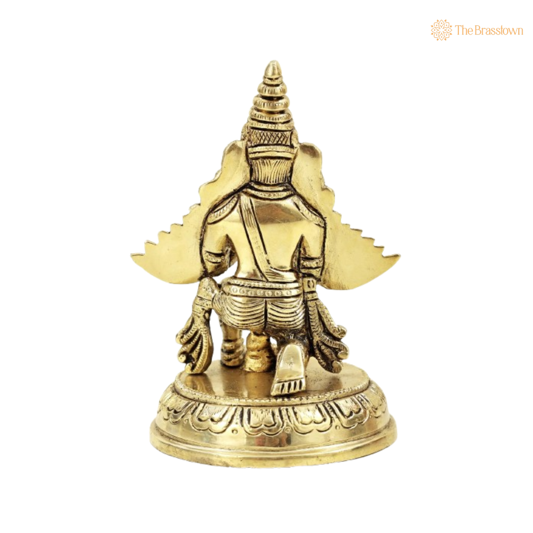 Handcrafted Brass Garuda Idol 5 Inch