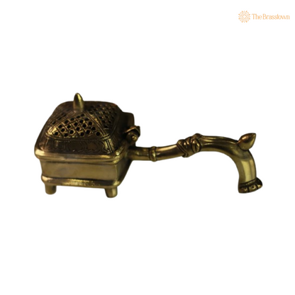 Handcrafted Brass Incense Burner (Dhoop Dani) 3 Inch