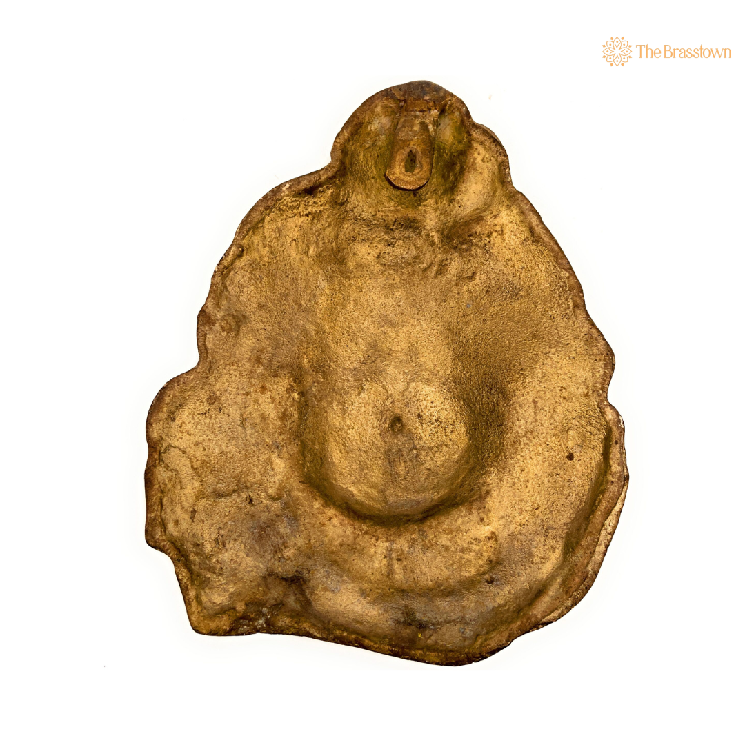 Handcrafted Brass Lord Shiva Wall Mask 8.5 Inch