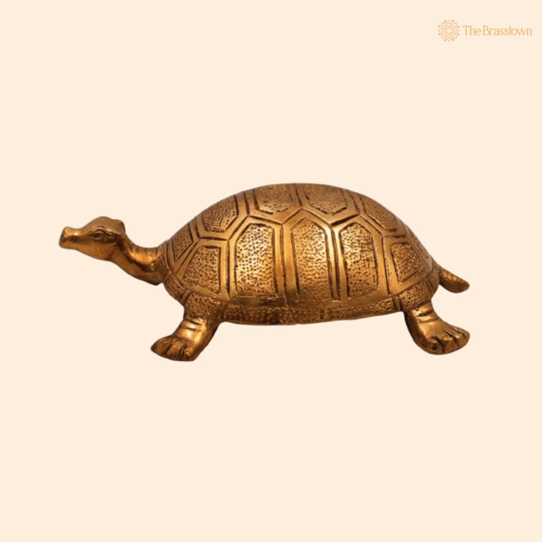Handcrafted Brass Tortoise 2.5 Inch