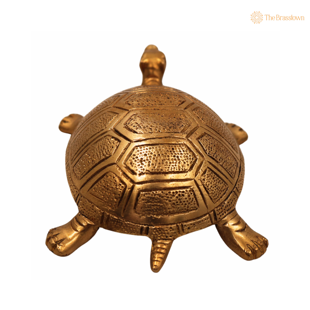 Handcrafted Brass Tortoise 2.5 Inch