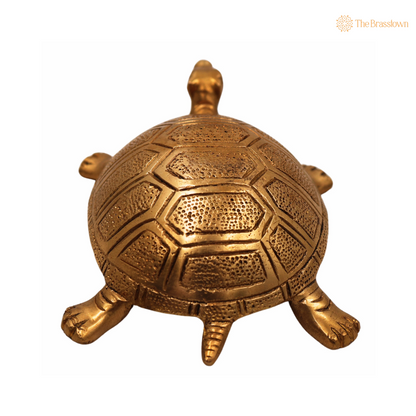 Handcrafted Brass Tortoise 2.5 Inch