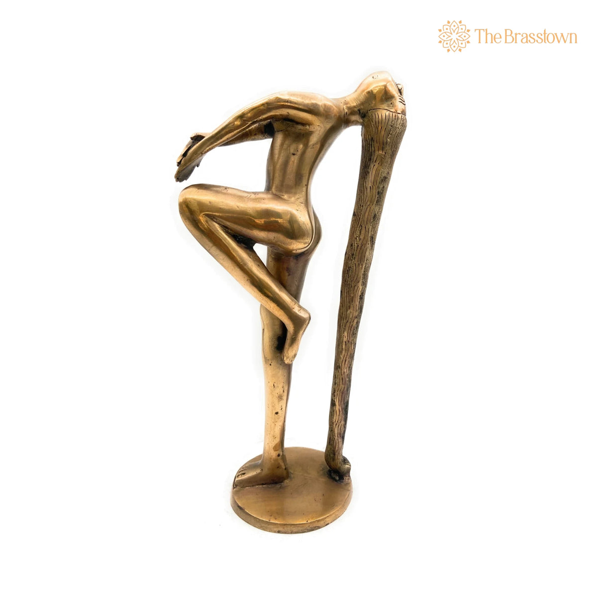Brass Modern Art – Handcrafted Arts, Brass Awards, Brass Trophy, Brass Lady, Home Décor, Decoratives 14.5 Inch 3