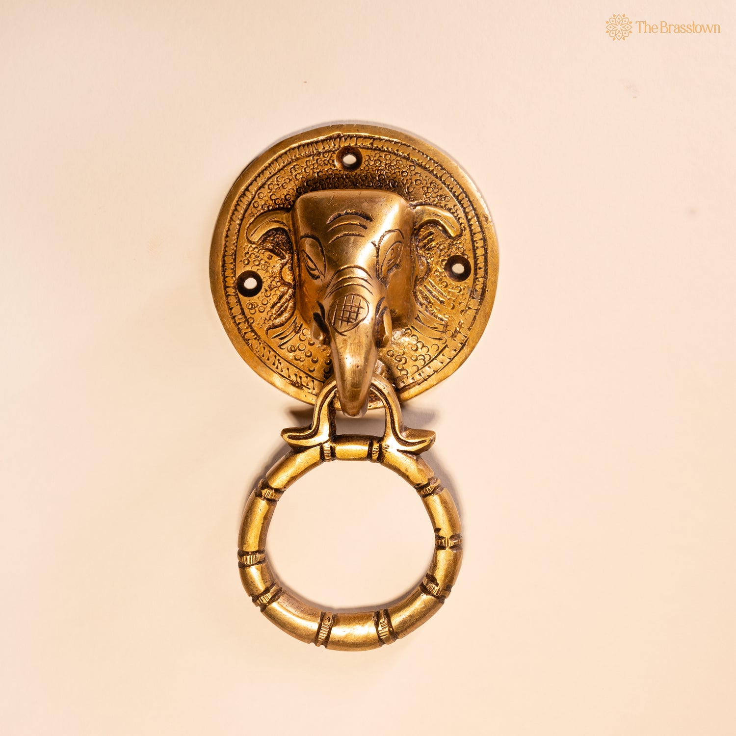 Brass Elephant Door Knocker