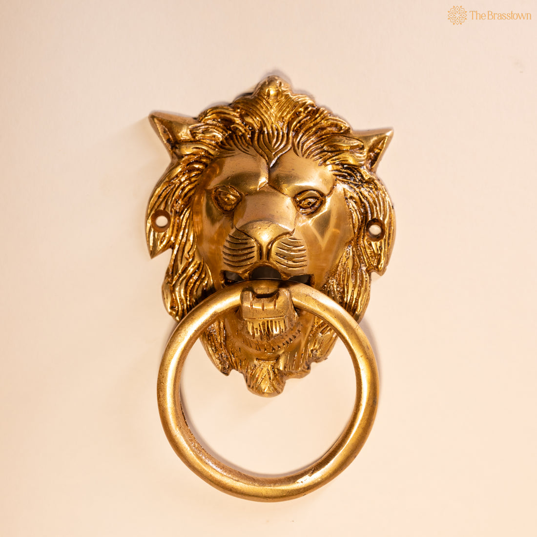 Brass Small Lion Door Knocker