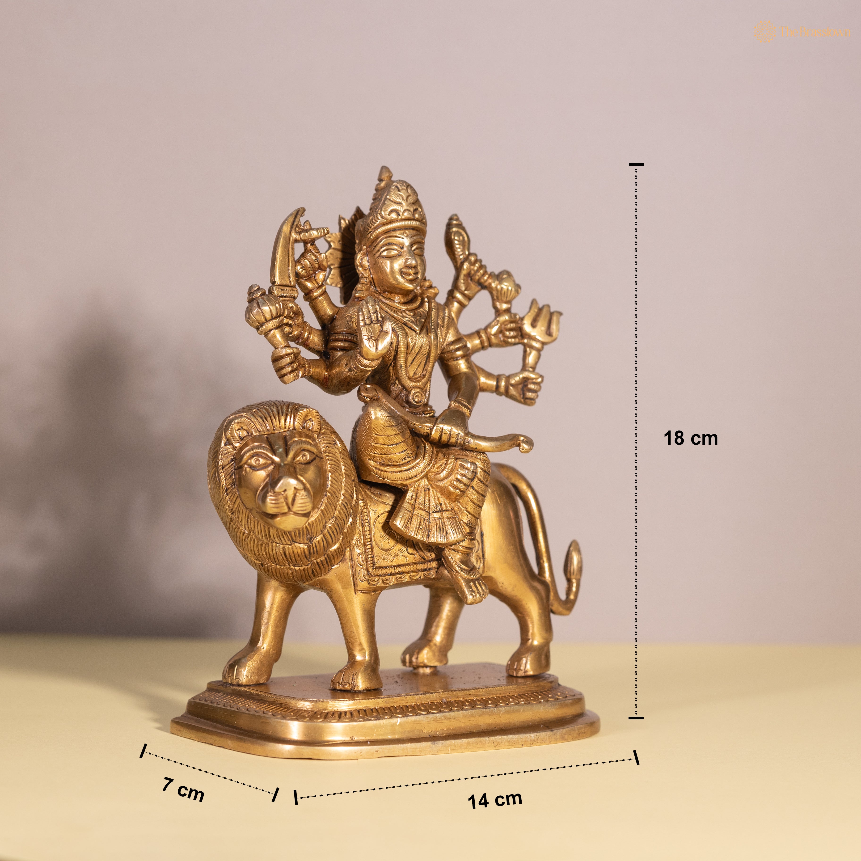 Brass Durga