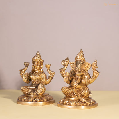 Brass Laxmi Ganesh Ji
