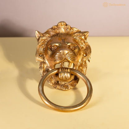 Brass Lion Door Knocker