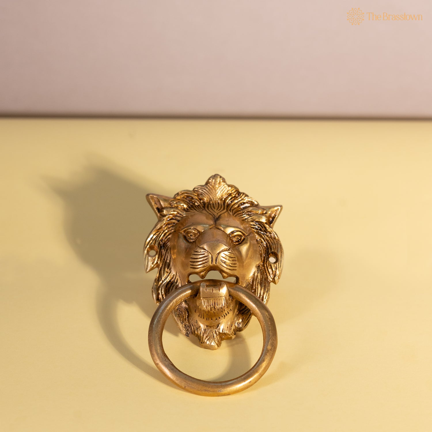 Brass Small Lion Door Knocker