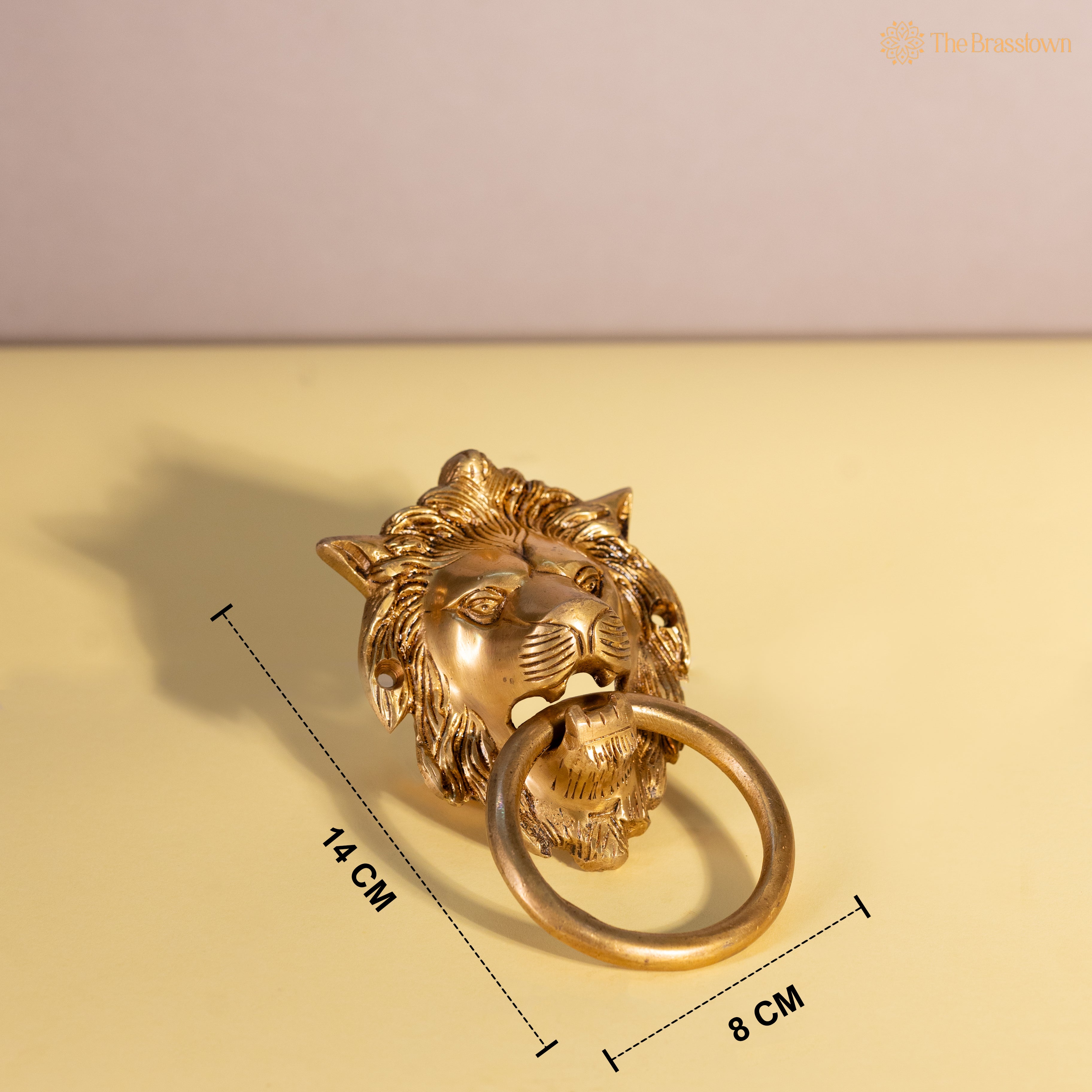 Brass Small Lion Door Knocker