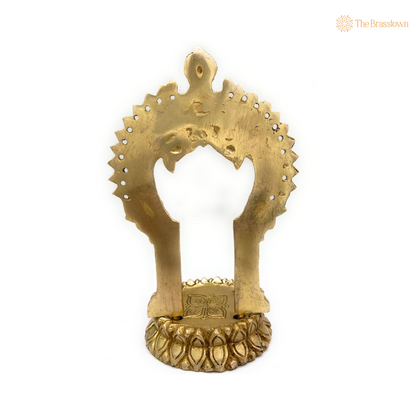 Ornate Brass Arch for Deity Idol 8 Inch