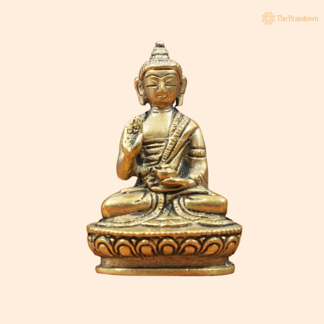 Peaceful Buddha Sitting Idol 3 Inch