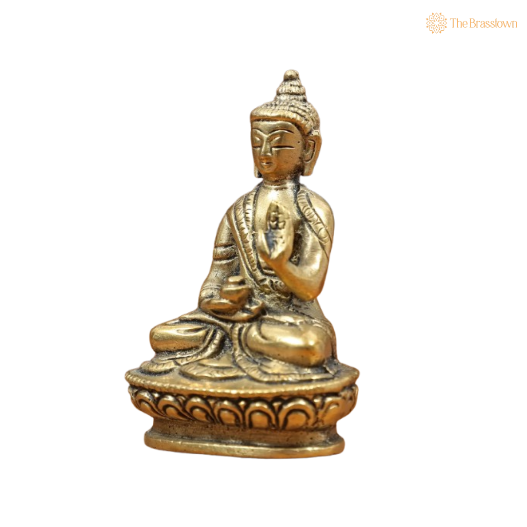 Peaceful Buddha Sitting Idol 3 Inch
