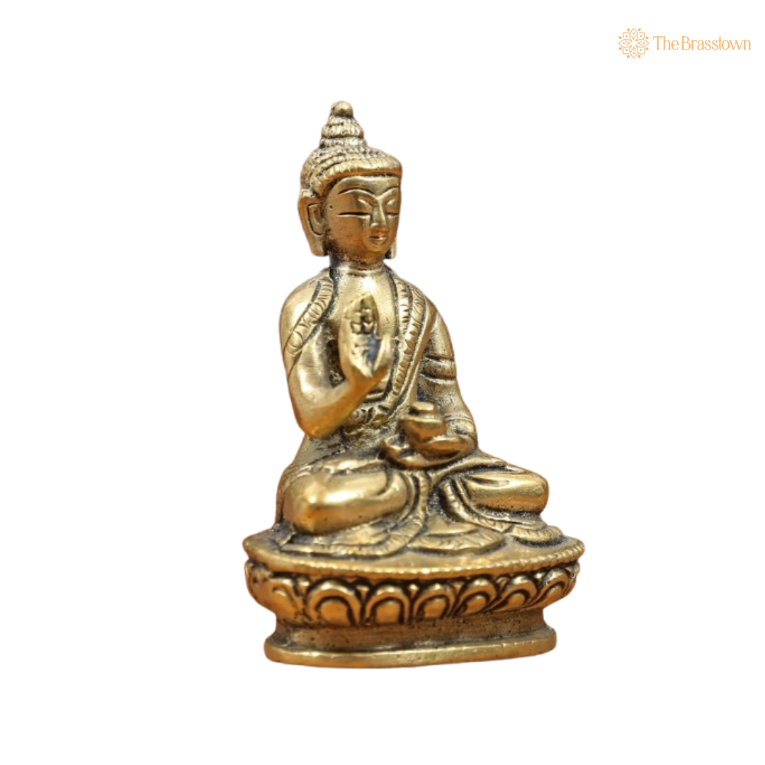 Peaceful Buddha Sitting Idol 3 Inch